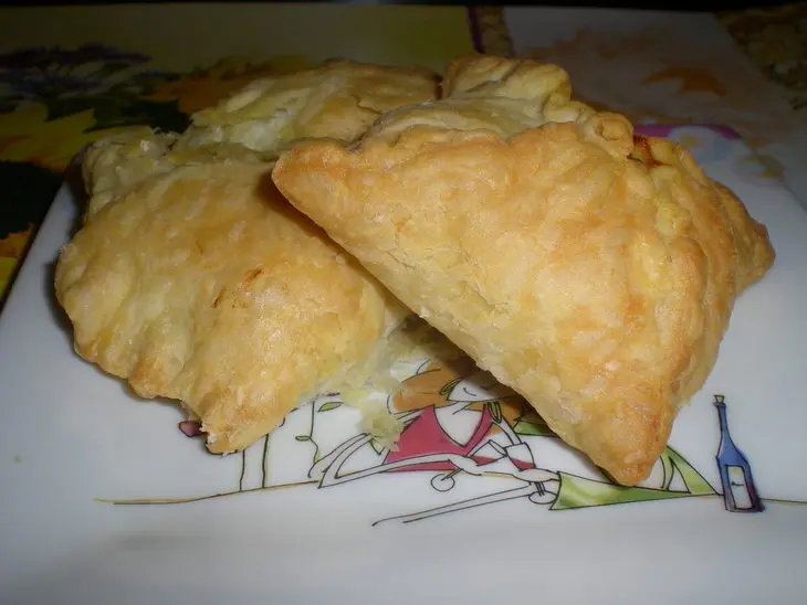 Пирожки с курицей и чечевицей, быстрые: шаг 6
