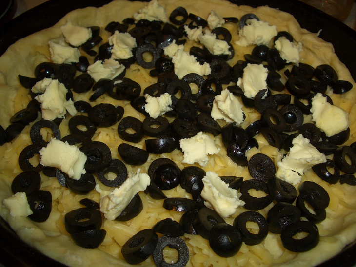  сырный пирог с маслинами: шаг 5