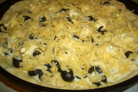  сырный пирог с маслинами: шаг 8
