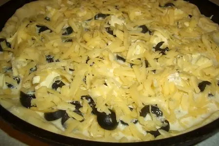 Сырный пирог с маслинами: шаг 8