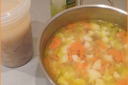 Суп овощной с гигантской фасолью лима от мистраль: шаг 7