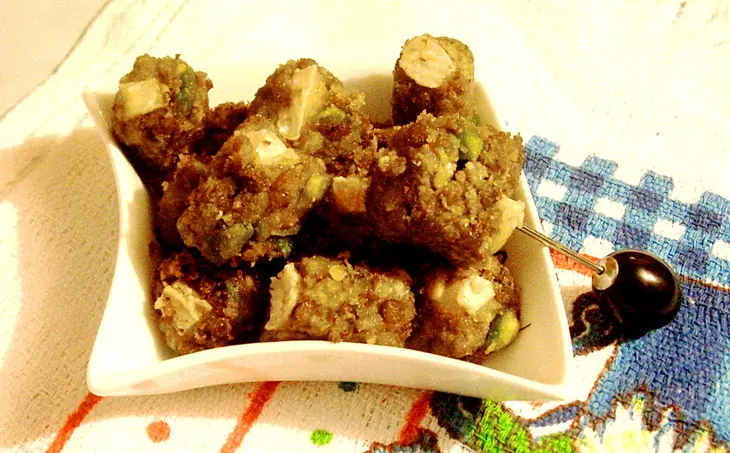 Закуска "оливки" с сыром - чечевичные фантазии: шаг 8