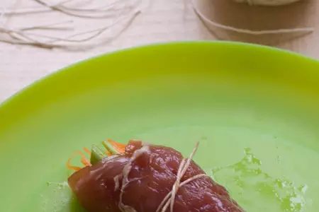 Свиные рулетики в японском стиле: шаг 10