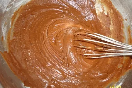 Пирог брауни с творогом и ягодами: шаг 4