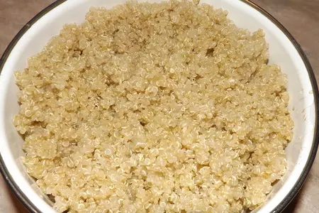 Киноа с куриной грудкой и грибами: шаг 2