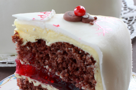 Рождественский торт-поздравление для kitchenaid: шаг 13