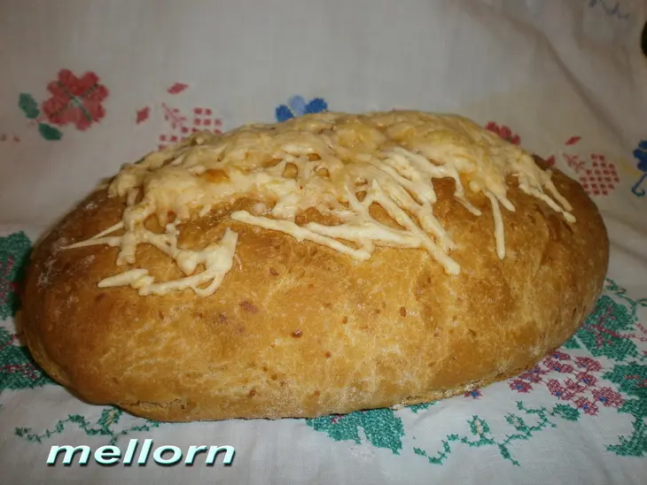 Кукурузно-пшеничный батон с сыром: шаг 6
