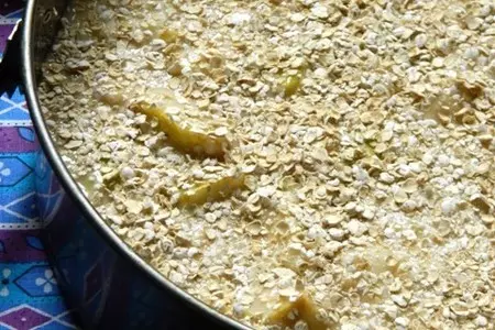 Диетический пирог с грушами и овсяными хлопьями: шаг 5