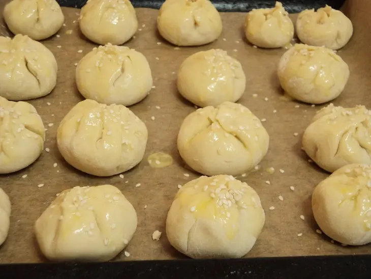 Мини-пирожки из заварного теста с мясом: шаг 6