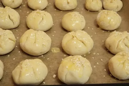 Мини-пирожки из заварного теста с мясом: шаг 6