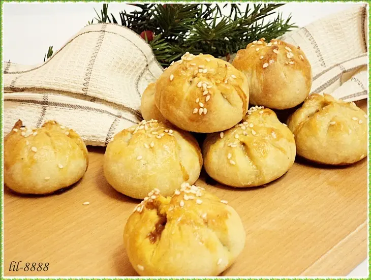 Мини-пирожки из заварного теста с мясом: шаг 7