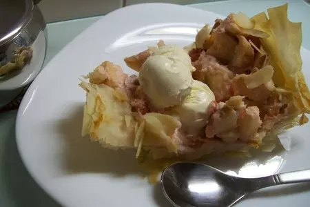 Яблочный пирог из теста фило "сбылась мечта...": шаг 6