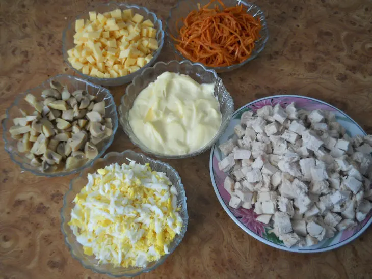 Салат "вкуснятина": шаг 1