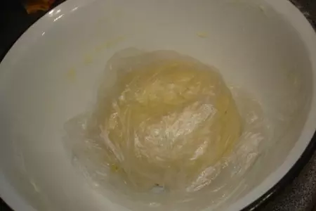 Золотой петушок в мешочке с ризотто: шаг 2