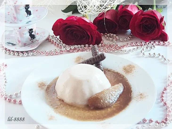 Грушевая панна котта с кофейным соусом и карамелизированными грушами: шаг 8