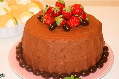 Американский торт (cake with dark chocolate buttercream): шаг 7