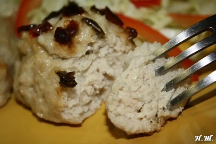 Куриные паровые котлеты с яблоком.: шаг 6