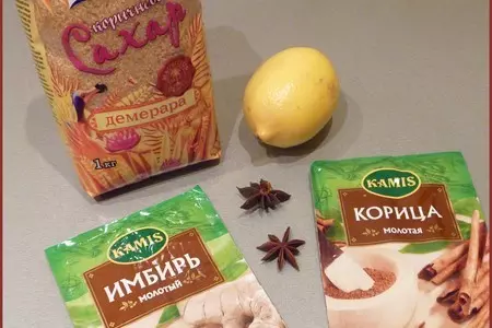 Сахарный напиток антипростудный: шаг 1