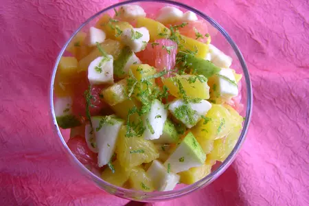 Фруктовый салат с лаймом и мятным сиропом: шаг 4