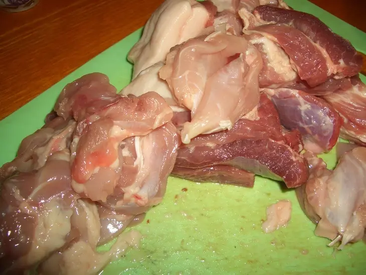 Котлеты "гнезда": шаг 1