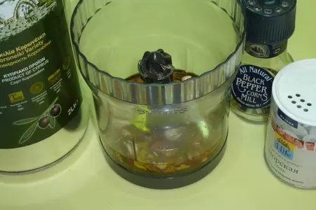 Салат "золотой петушок" с ореховым соусом: шаг 1