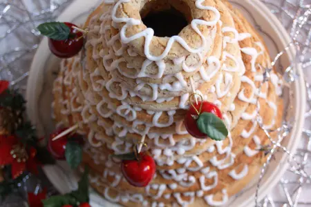 Kransekake - норвежский праздничный миндальный торт: шаг 3