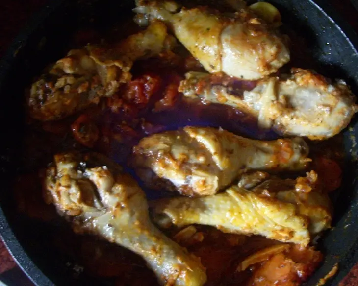 Голень цыпленка в красном вине или почти coq au vin: шаг 7