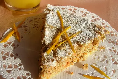 Итальянский морковный пирог torta di carote dietetika: шаг 12