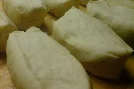 Булочки-сайки-лентяйки с горьким шоколадом: шаг 1