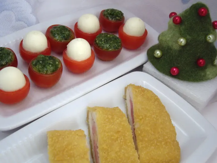 Кордон блю из мяса цыплёнка с "капрезе“: шаг 8