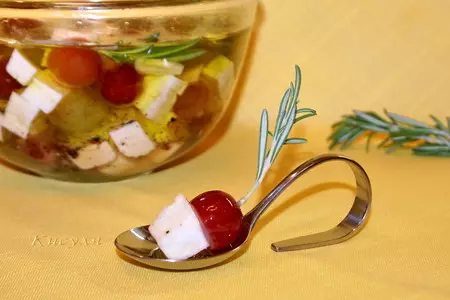 Виноград маринованный с сыром: шаг 7