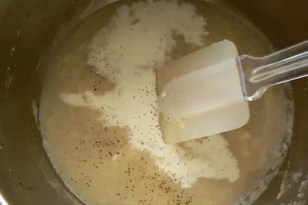 Суп-пюре из груш с голубым сыром.: шаг 6
