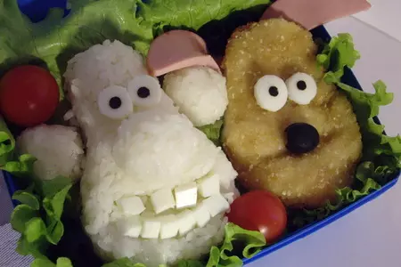 Отбивная куриная в кунжутной панировке («золотой петушок») в японском бэнто: шаг 6