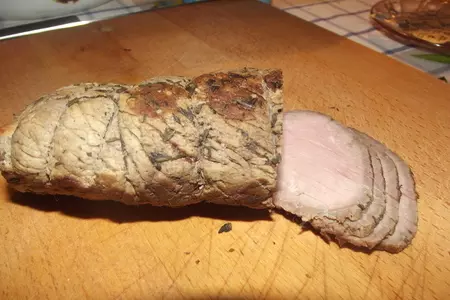 Ростбиф с руколой и пармезаном: шаг 1