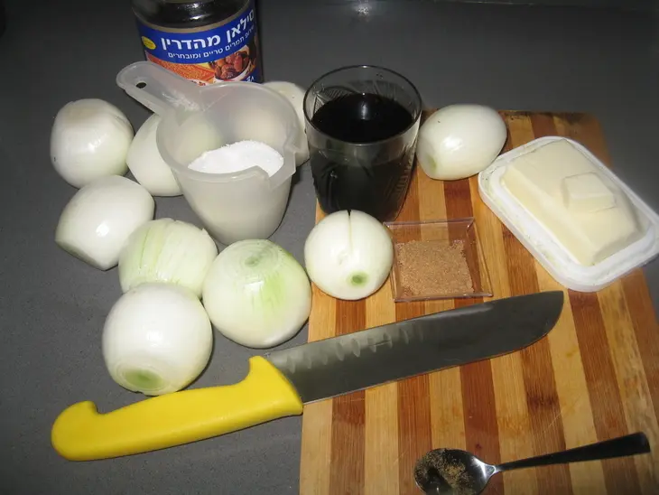 Confit de onion (луковый конфитюр): шаг 1