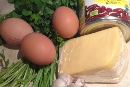 Салат «скромшес»: шаг 2