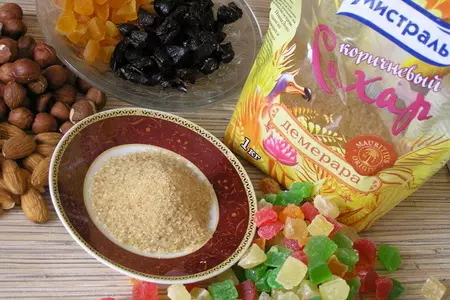 Пряный рождественский кекс: шаг 1