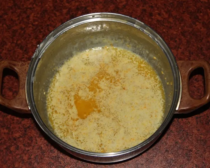 Рождественский пирог с орехами, сухофруктами, мандаринами и алкогольными нотками: шаг 3
