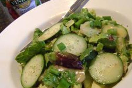 Зеленый салат (для тех кто на диете): шаг 2