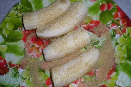 Бананы, жареные в рисовой бумаге, с кокосово-карамельным соусом: шаг 2