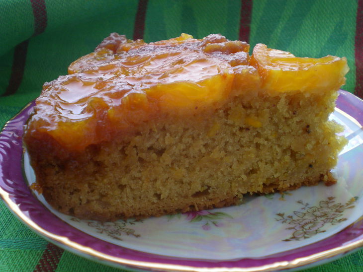 Пирог-перевертыш с имбирем и мандариновой карамелью: шаг 8