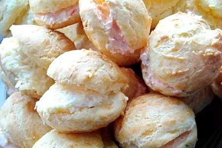 Гужеры - французские заварные сырные булочки: шаг 5