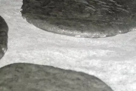 Пицетты из черного теста с белой рыбой: шаг 7