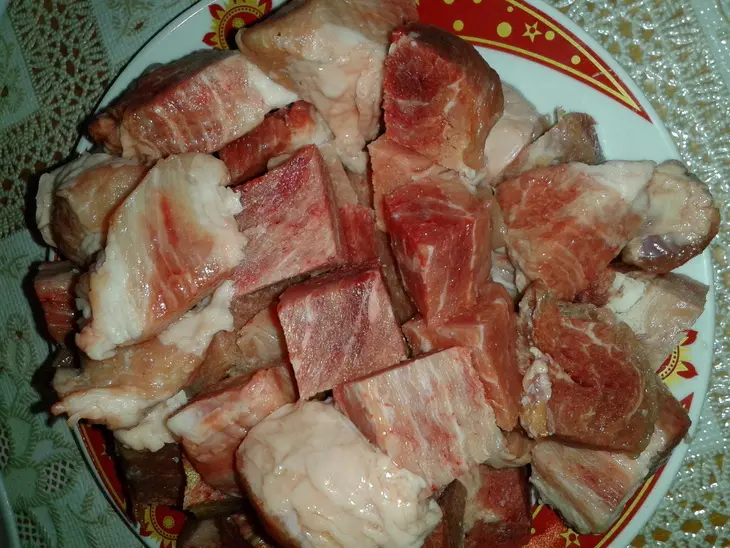 Мясо с грибами и картофелем в мультиварке: шаг 2