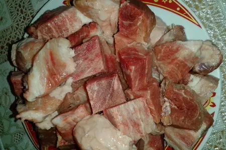 Мясо с грибами и картофелем в мультиварке: шаг 2