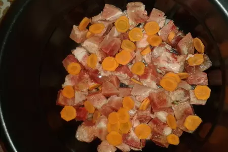 Мясо с грибами и картофелем в мультиварке: шаг 7