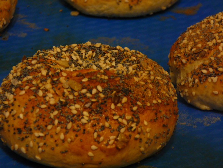 Багель - еврейский хлеб (фм хлебный): шаг 4