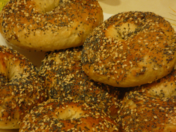 Багель - еврейский хлеб (фм хлебный): шаг 5