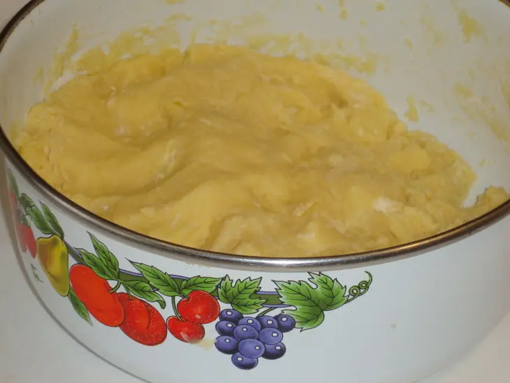 Песочное печенье  с кокосовой стружкой: шаг 4