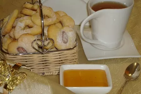 Песочное печенье  с кокосовой стружкой: шаг 7